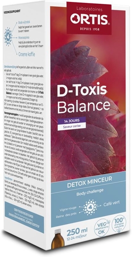 ORTIS D-TOXIS BALANCE CERISE 250ML | Minceur