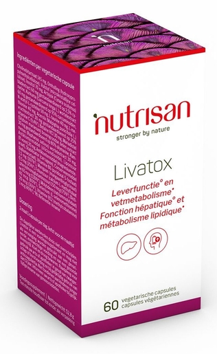 Nutrisan Livatox 60 Capsules | Dépuratif - Détoxifiant