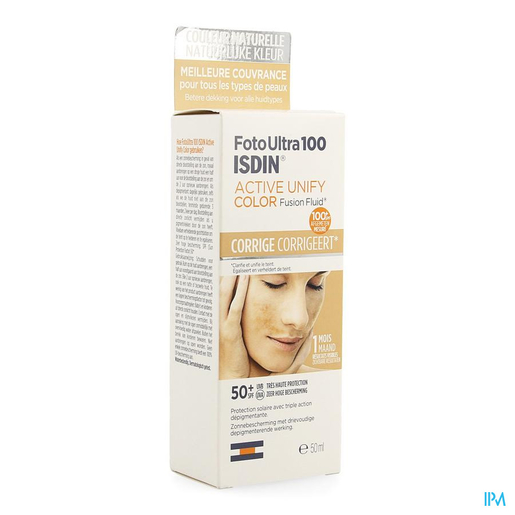 Isdin Fotoultra Active Unify Color Ip50+ Nf 50ml | Produits solaires