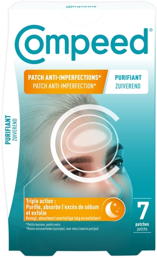 Compeed Anti-Imperfections Patch Purifiant 7 Patchs | Acné - Imperfections