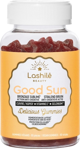 Lashilé Beauty Good Sun Vitamines Boost 60 Gummies | Autobronzants