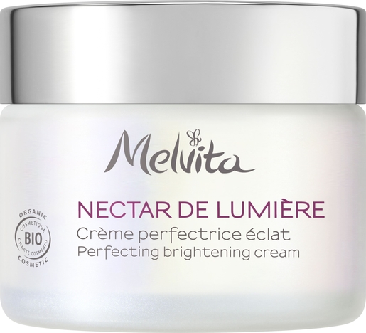 Melvita Nectar de Lumière Crème Perfectrice Éclat 50ml | Cosmétique bio