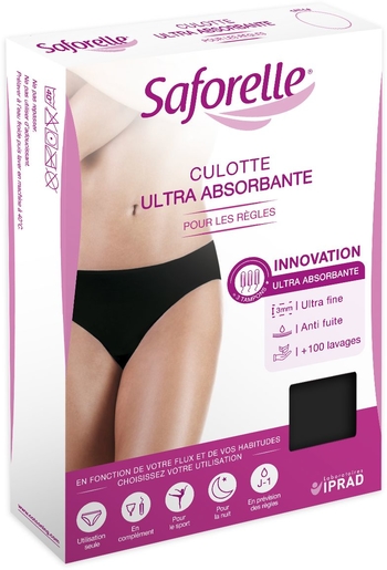 Saforelle Culotte Absorbante Taille S | Tampons - Protège-slips