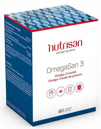 Nutrisan OmegaSan 3 60 Gélules | Circulation