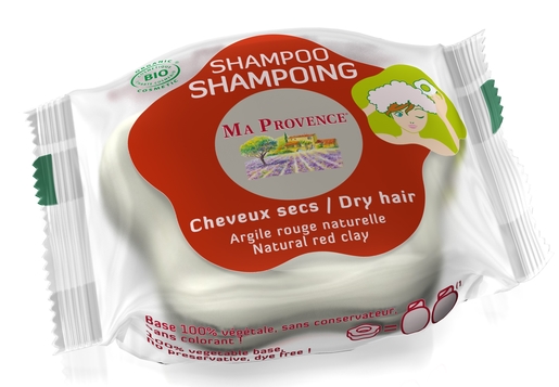 Ma Provence Shampooing Cheveux Secs Argile Rouge 85g | Shampooings