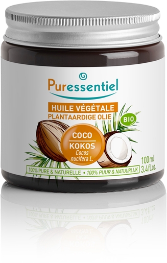 Puressentiel Huile Végétale de Coco Bio 100ml | Soins du visage