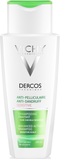 Vichy Dercos Shampooing Anti Pelliculaire Sensitive 200ml | Antipelliculaire