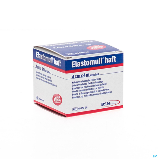 Elastomull Haft Bande Fixante Cohesif 4cmx4m 4547000 | Pansements - Sparadraps - Bandes