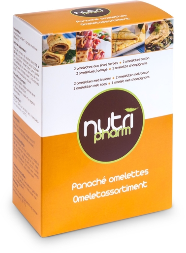 Nutripharm Panachés Omelettes 7 Sachets | Régimes protéinés