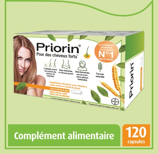 Priorin 120 Capsules | Vitamines - Chute de cheveux - Ongles cassants