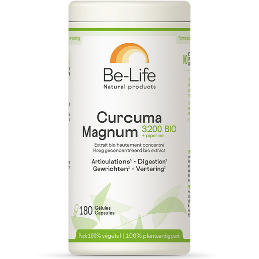 Be Life Curcuma 3200 Magnum Bio 180 Gélules | Articulations