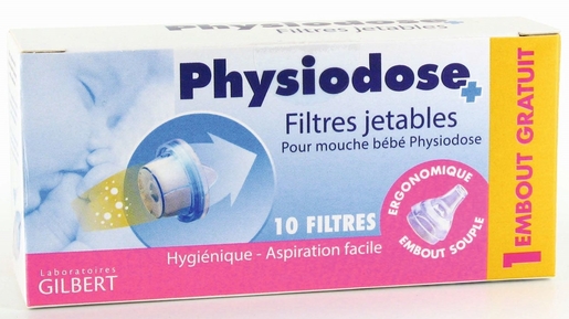 Physiodose 10 Filtres Jetable Mouche Bébé | Mouche Bébé
