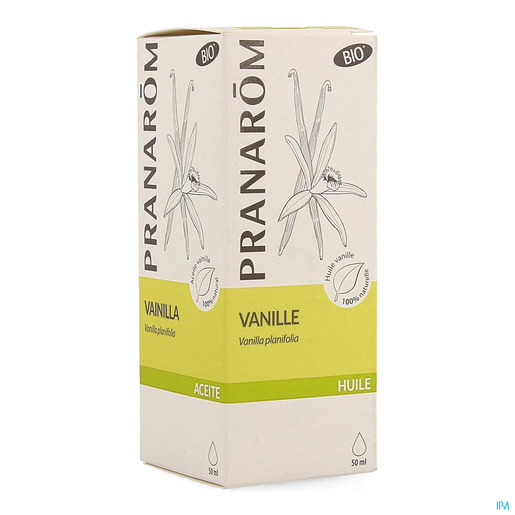 Pranarôm Huile Végétale Vanille 50ml | Huiles essentielles