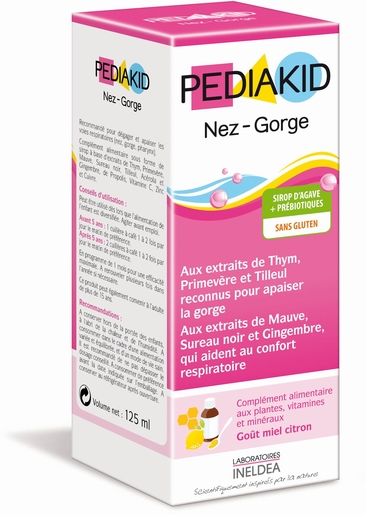 Pediakid Nez-Gorge Sirop 125ml | Respiration