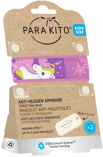 Para&#039;kito Bracelet Licorne pour Enfants | Anti-moustiques - Insectes - Répulsifs 