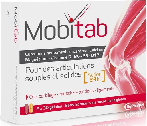 Mobitab Curcumin 60 Capsules | Articulations - Arthrose