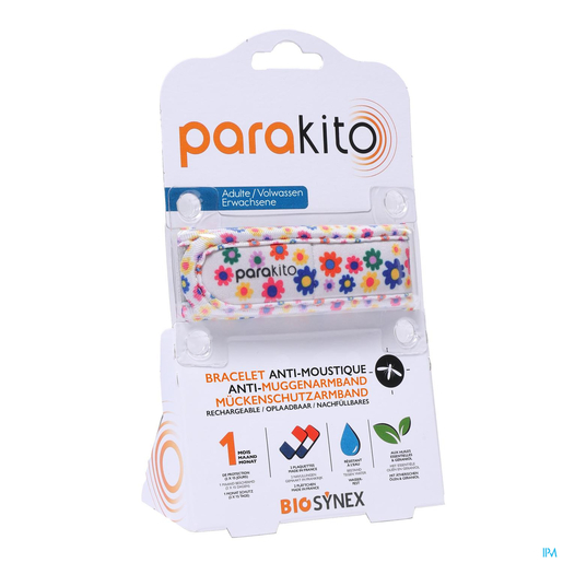 Para&#039;Kito Bracelet Fun Fleurs | Anti-moustiques - Insectes - Répulsifs 