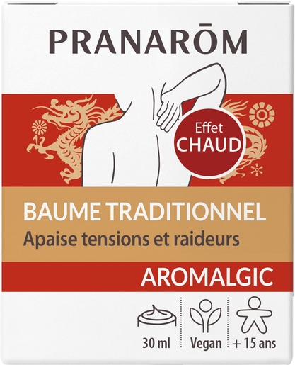 Pranarôm Aromalgic Baume Traditionnel 30ml | Muscles - Articulations - Courbatures