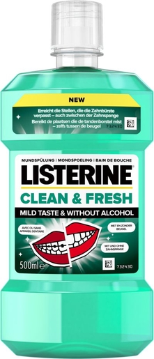 Listerine Clean &amp; Fresh 500ml | Bains de bouche