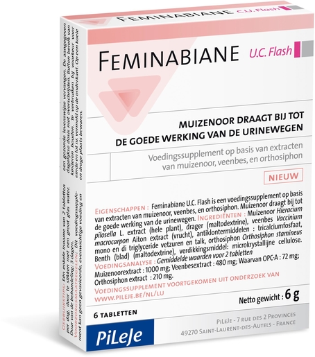 Feminabiane Flash 6 Comprimés | Confort urinaire