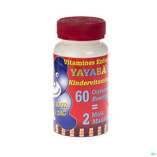 Yayabar Multivitamines Oursons Bonbons 60 | Multivitamines