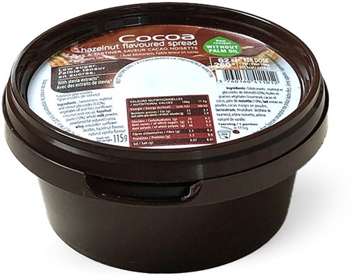 Nutripharm Choco Tartine Cacao Noisette Pot 115g | Edulcorants (sans sucre)