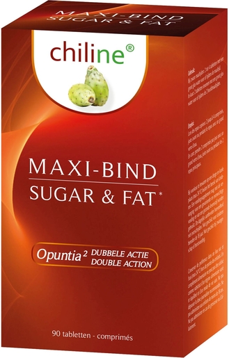 Chiline Maxi Bind Sugar &amp; Fat 90 Comprimés | Capteurs de graisse