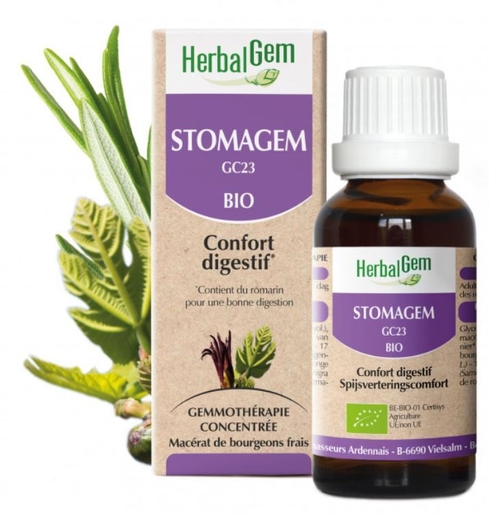 Herbalgem Stomagem BIO Gouttes 30ml | Digestion - Transit
