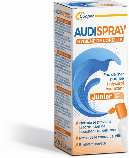 Audispray Junior Eau De Mer + Glycerol 25ml | Oreilles