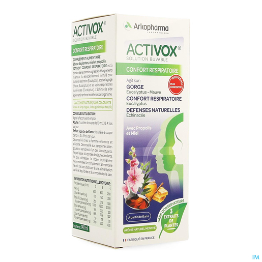 Activox Sirop Aux Herbes 150ml | Respiration - Nez