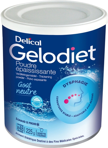 Gelodiet Pdr Epaissisant Nf 225g | Nutrition orale