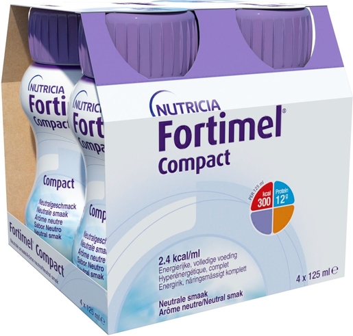 Fortimel Compact Neutre 4x125ml | Nutrition orale