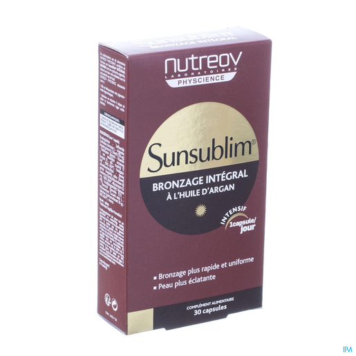 Sunsublim Bronzage Integral 30 Capsules | Compléments alimentaires et activateurs bronzage