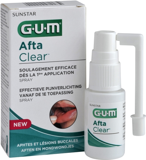 GUM Aftaclear Spray Buccal 15ml | Aphtes - Gingivite