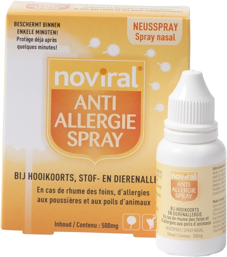 Noviral Spray Anti-Allergies Poudre 500mg | Aide la respiration