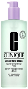 Clinique All About Clean Liquid Facial Soap Peau Sèche A Mixte 400ml