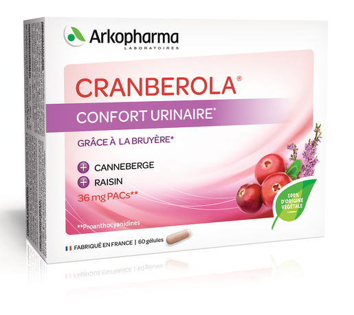 Cranberola 60 Gélules | Confort urinaire