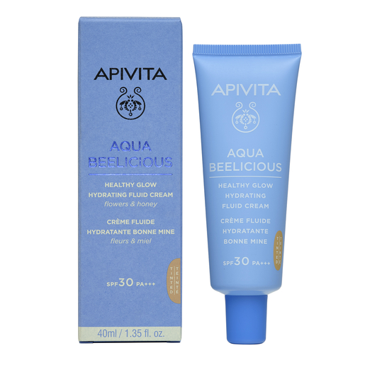 Apivita Aqua Beelicious Crème Fluide Hydratant IP30 40ml | Cosmétique bio