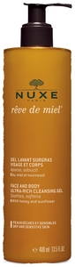 Nuxe Reve De Miel Gel Lavant Surgras Visage et Corps 400ml