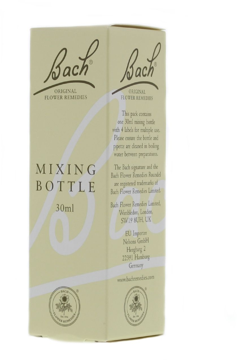 Flacon vide 30 ml pour les mélanges de fleurs de Bach.