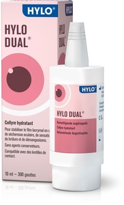 Hylo-Dual Gouttes Oculaires 10ml