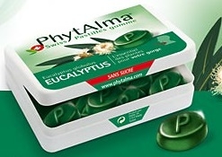 PhytAlma Pastilles Gum Eucalyptus + Stevia 50g | Mal de gorge - Toux