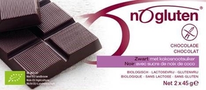 Nogluten Chocolat Noir Bio 2x45g 3996