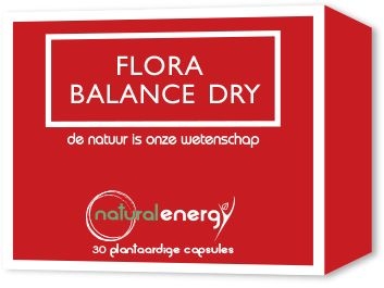 Natural Energy Flora Balance Dry V-caps 30 | Probiotiques - Prébiotiques