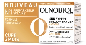 Oenobiol Sun Expert Préparateur Solaire Anti-âge 2x30 Capsules