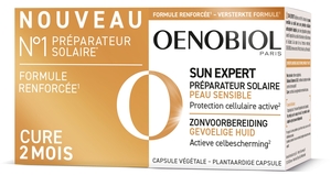 Oenobiol Sun Expert Préparateur Solaire Peau Sensible 2x30 Capsules