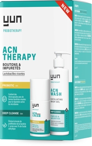 YUN ACN Probiotic Repair Crème Visage 50ml + Wash Gel Exfoliant 150ml